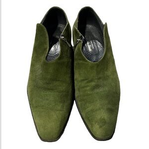 Mens green dress shoes